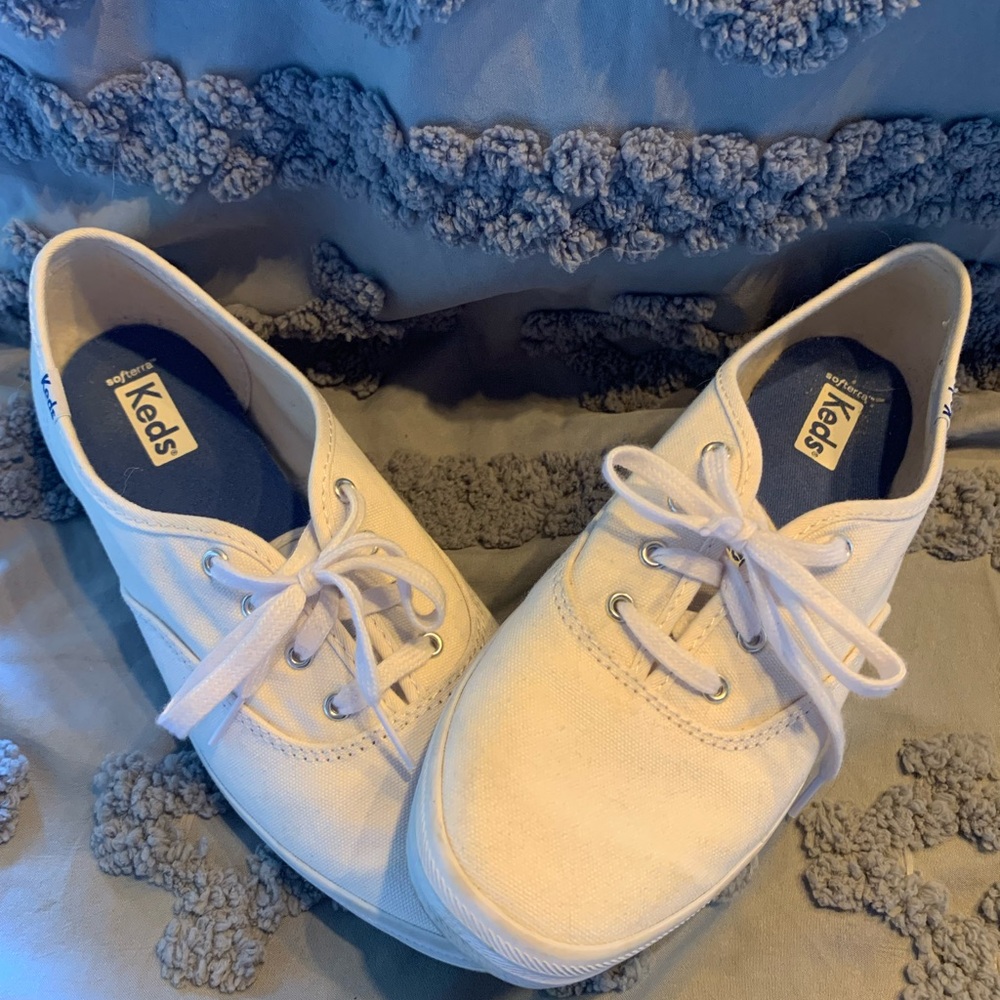 Keds White Canvas Sneakers